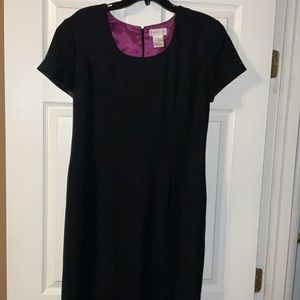 Worthington size 12 fully lined black dress